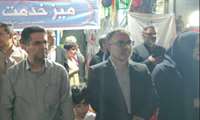میز خدمت دستگاه‌های اجرایی استان بوشهر در میدان امام خمینی(ره) بوشهر برگزار شد